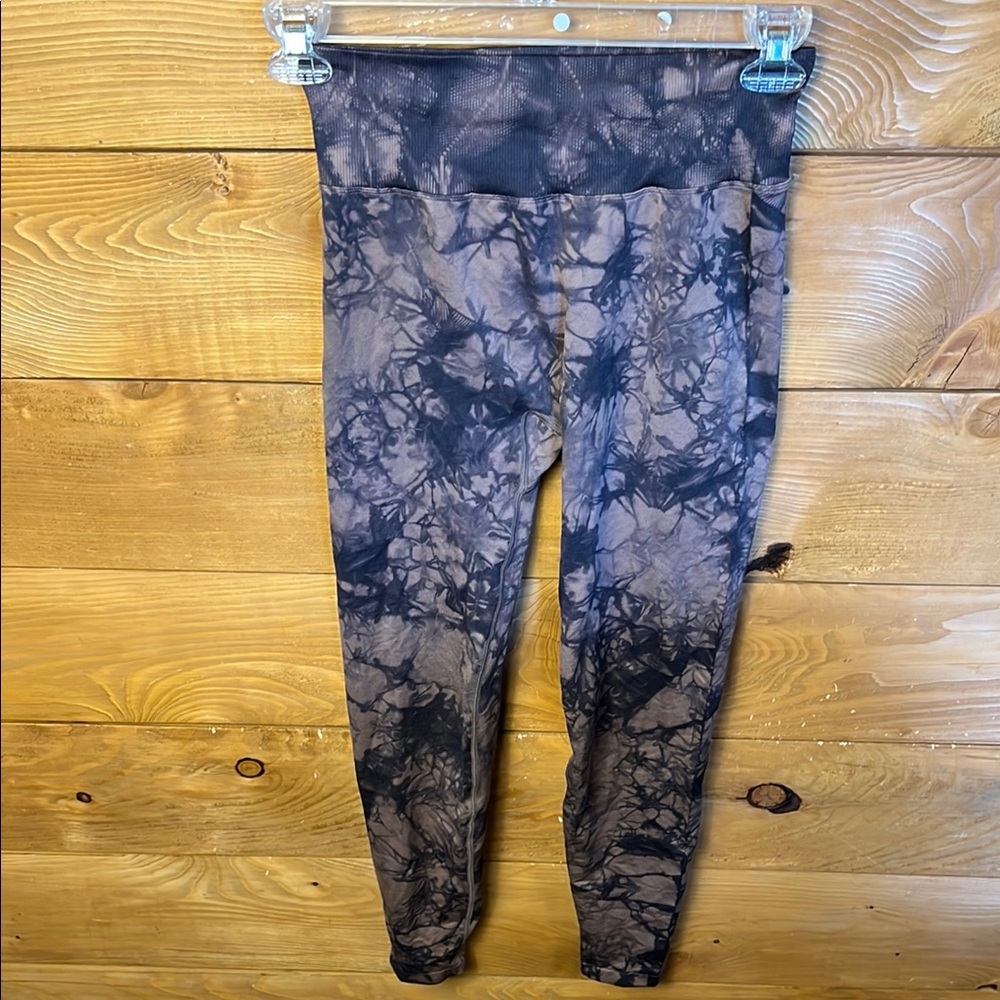Victoria's Secret Pink Active PinkTie Dye‎ Seamless Tight Legging Yoga pants Med
